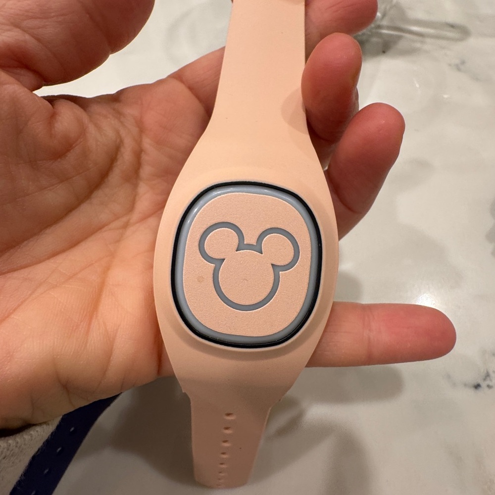 Disney Magic Band plus Light Pink Wearable Wristband